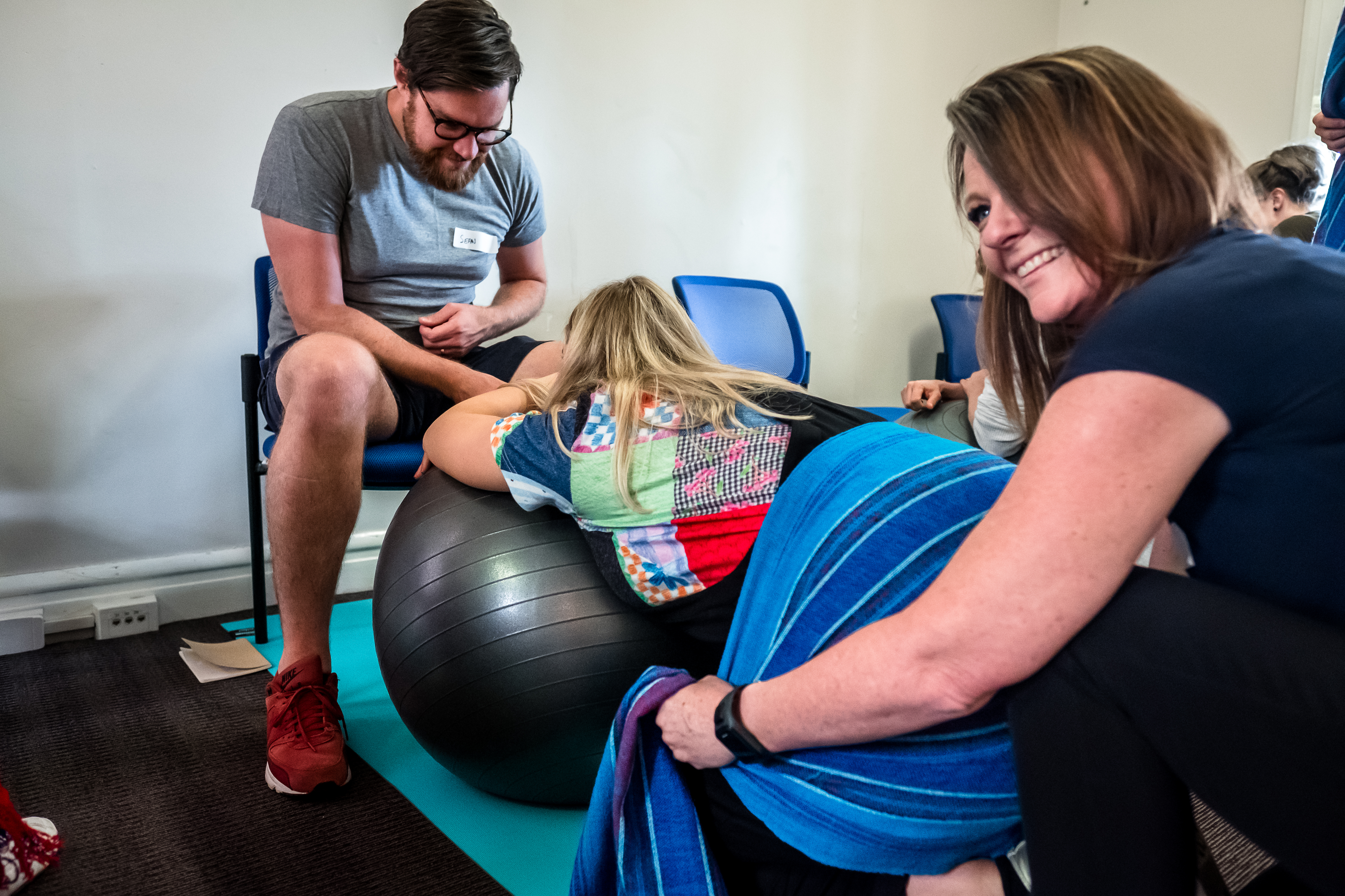 Private birth preparation session with Registered Midwife Pip Wynn Owen in Perth.